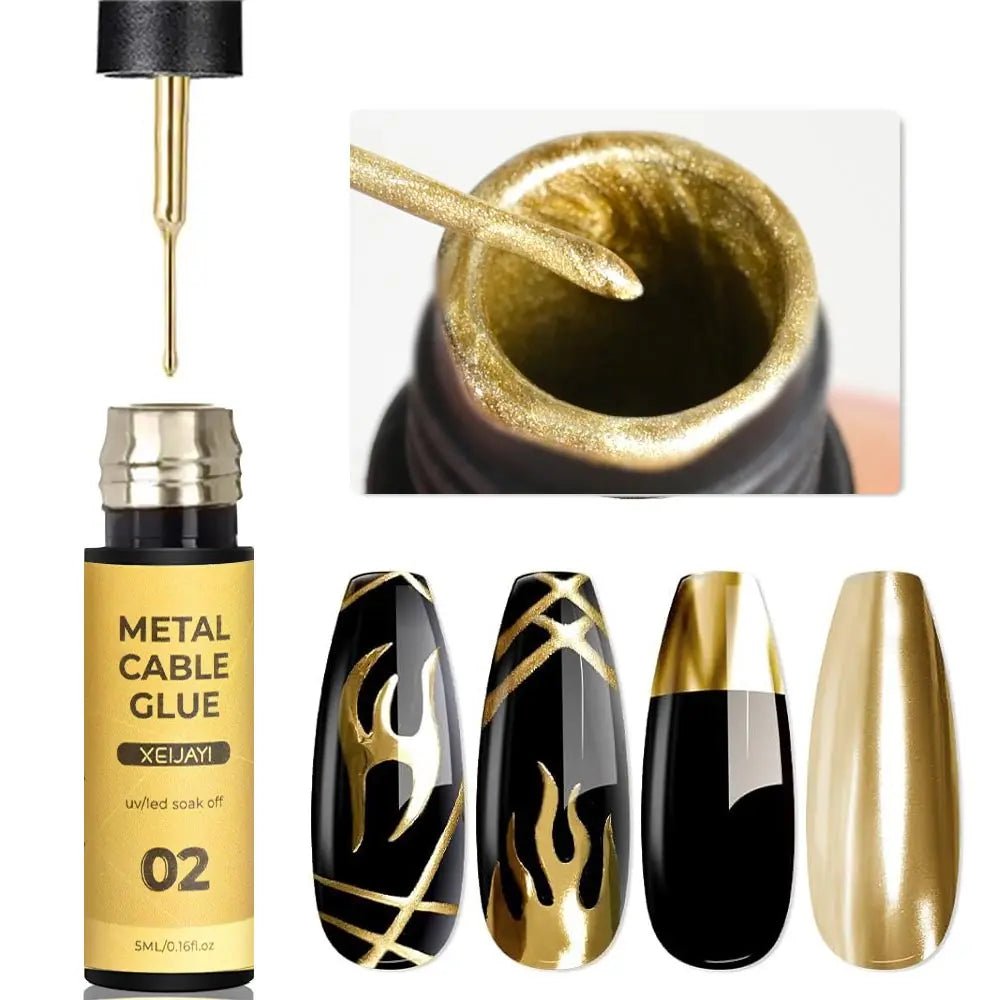 Vernis Gel Métallique Super Brillant - Effet Miroir - FoytiShop