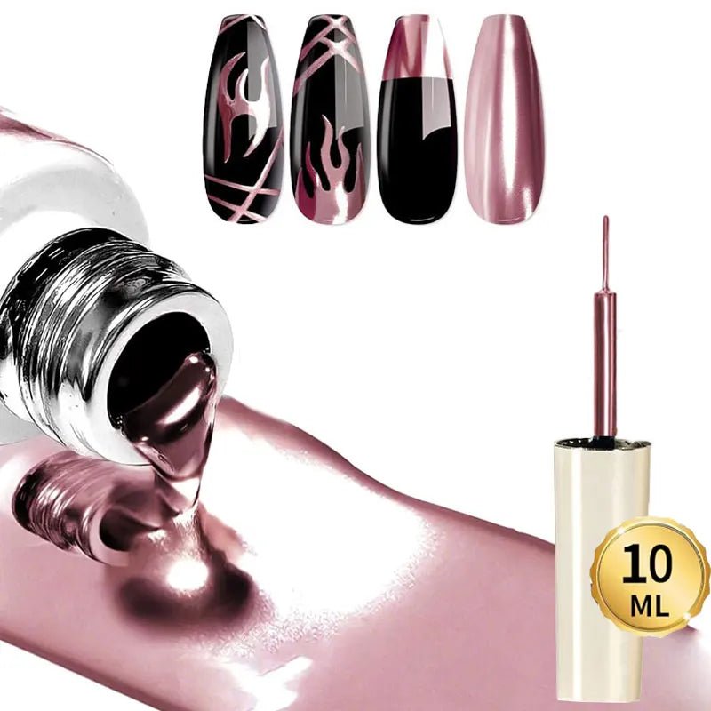 Vernis Gel Métallique Super Brillant - Effet Miroir - FoytiShop