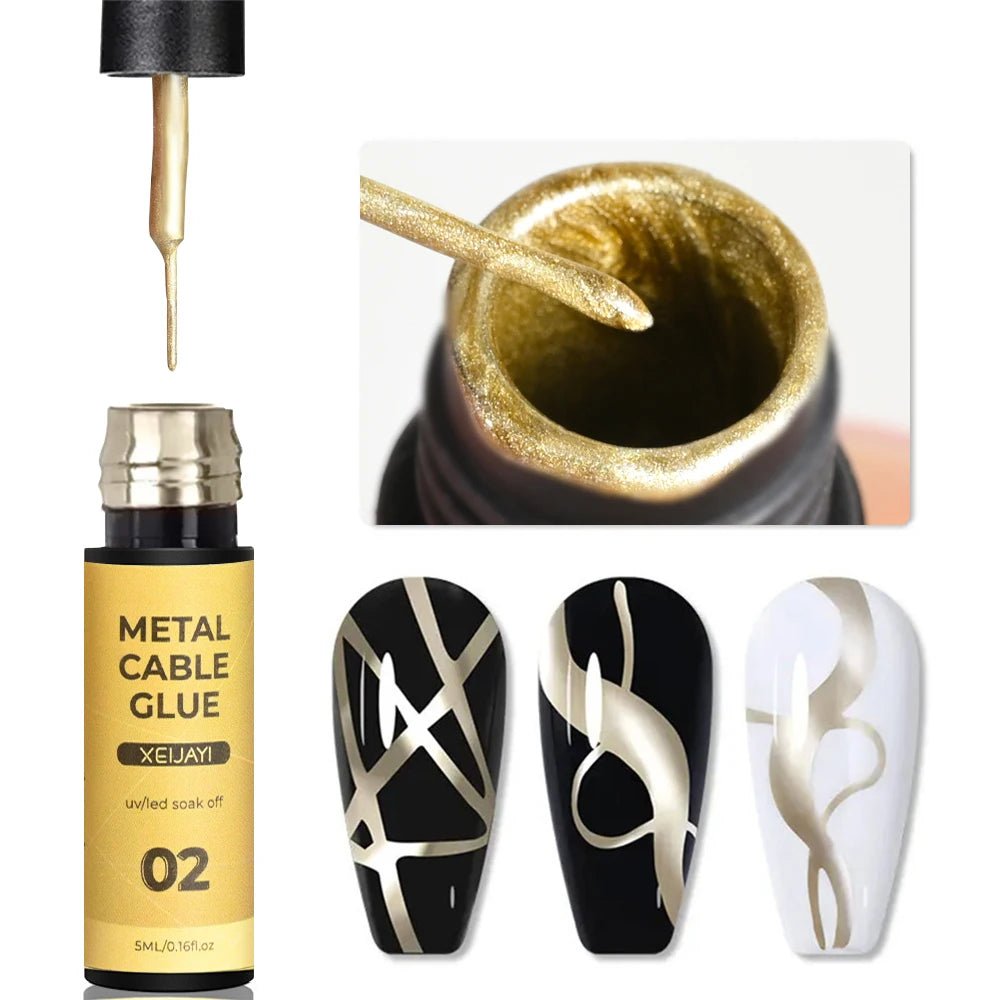 Vernis Gel Métallique Super Brillant - Effet Miroir - FoytiShop