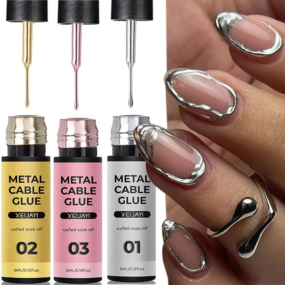 Vernis Gel Métallique Super Brillant - Effet Miroir - FoytiShop