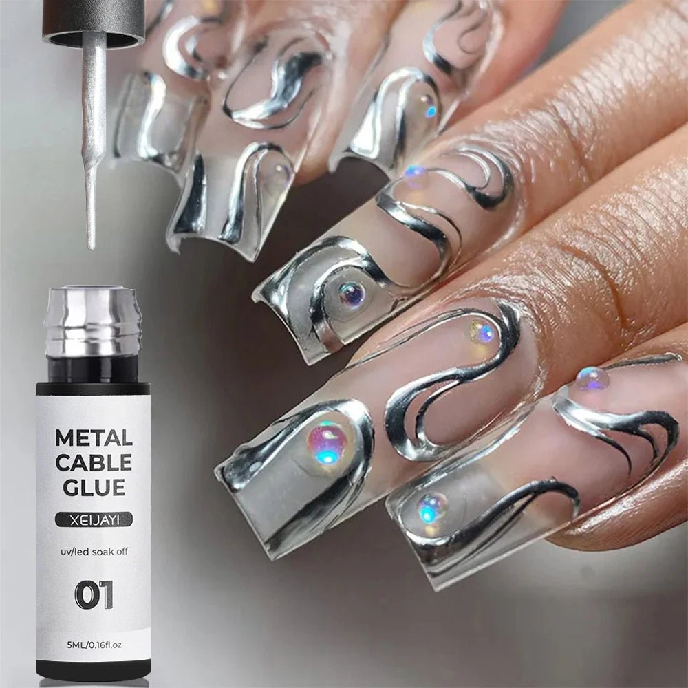 Vernis Gel Métallique Super Brillant - Effet Miroir - FoytiShop