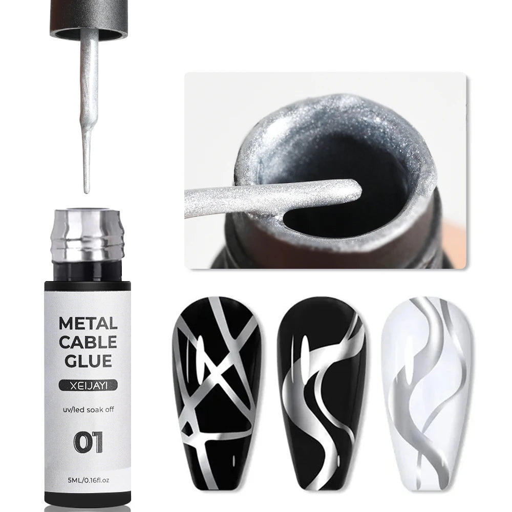 Vernis Gel Métallique Super Brillant - Effet Miroir - FoytiShop