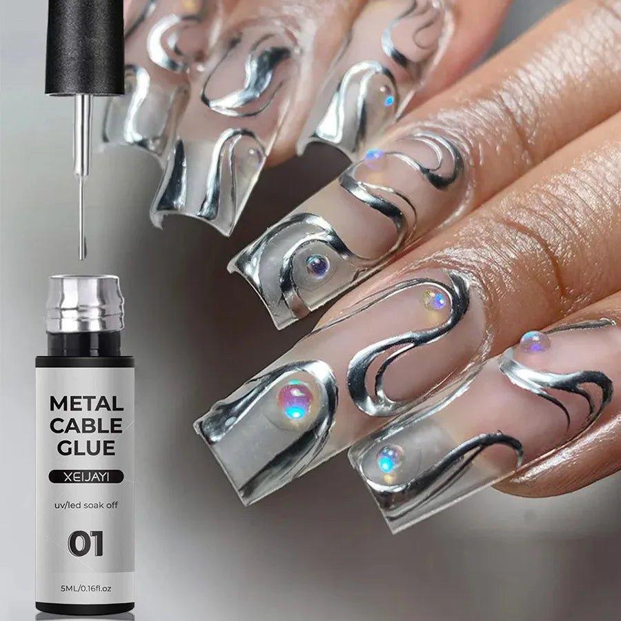 Vernis Gel Métallique Super Brillant - Effet Miroir - FoytiShop