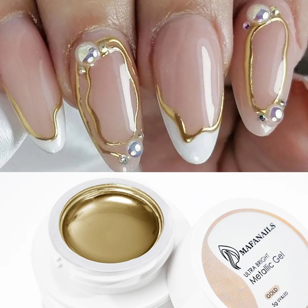 Vernis Gel Métallique Super Brillant - Effet Miroir - FoytiShop