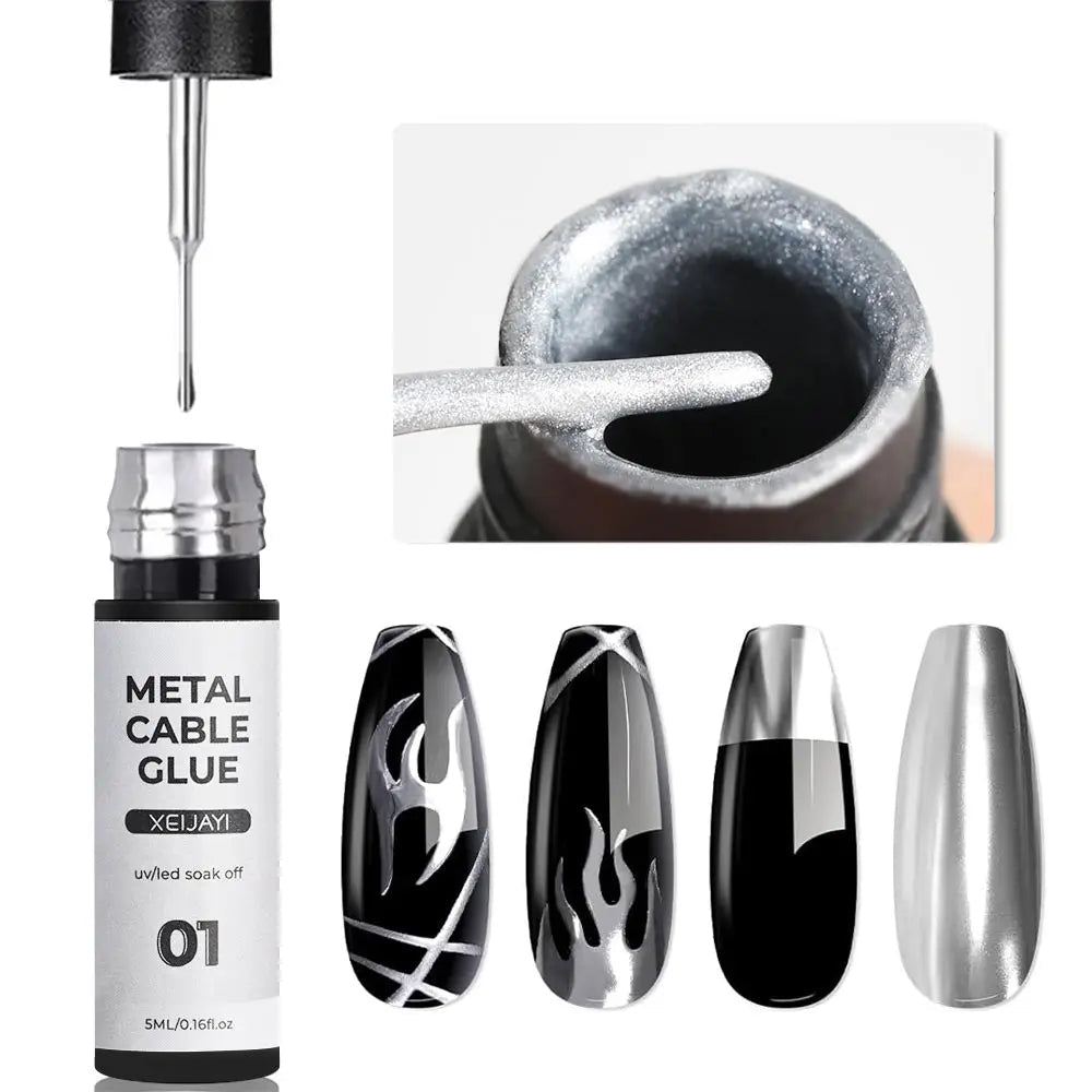 Vernis Gel Métallique Super Brillant - Effet Miroir - FoytiShop