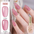 Vernis Gel Rose Gelée 15ml - Effet Translucide - FoytiShop
