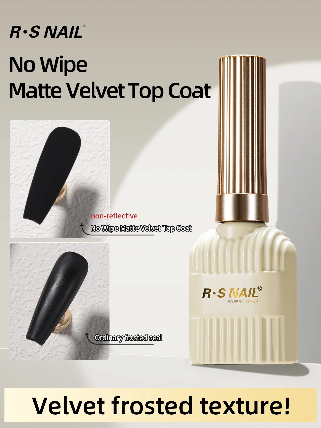 Vernis Gel Velours Mat 10g - Couche de Finition - FoytiShop
