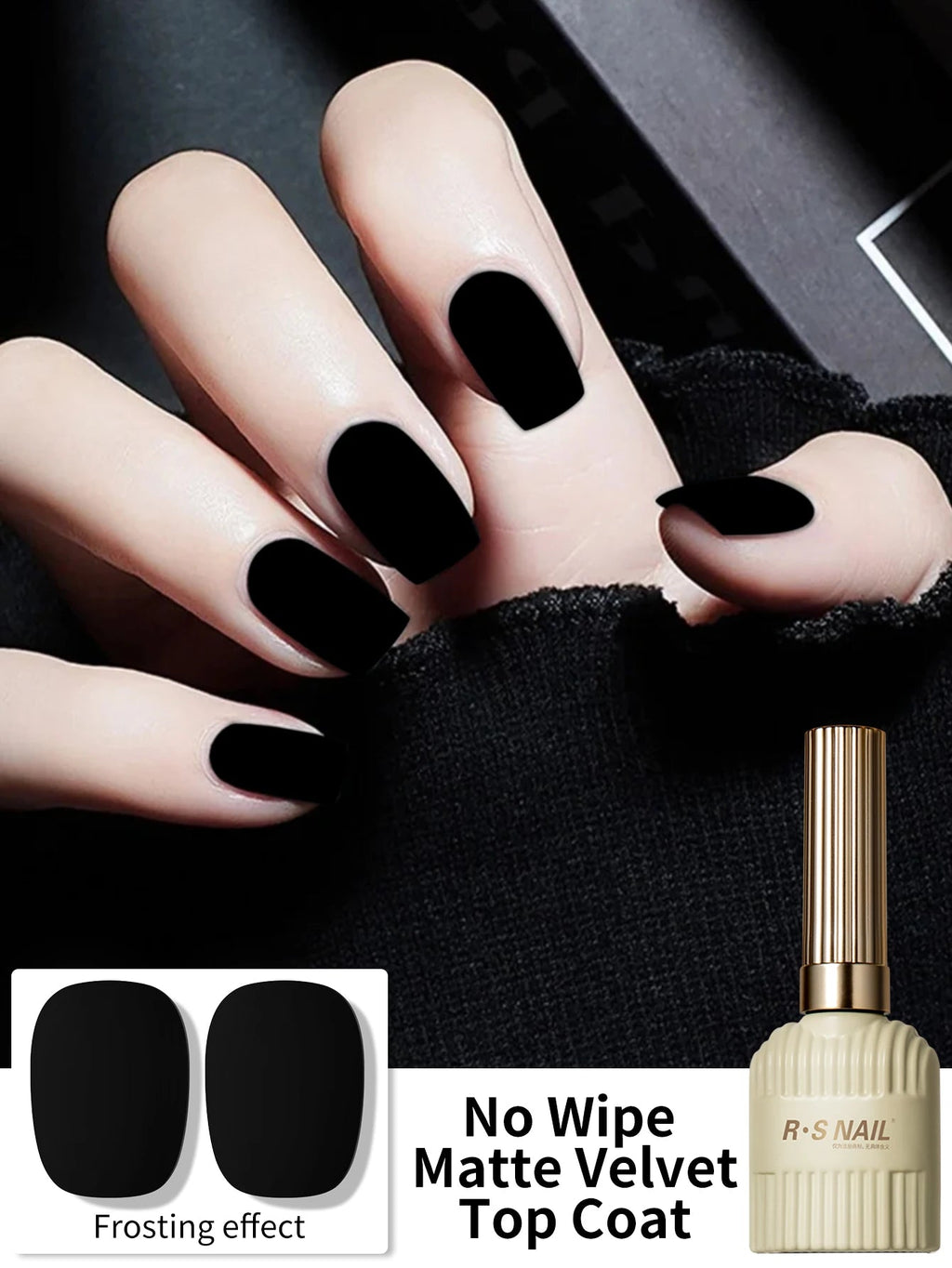 Vernis Gel Velours Mat 10g - Couche de Finition - FoytiShop